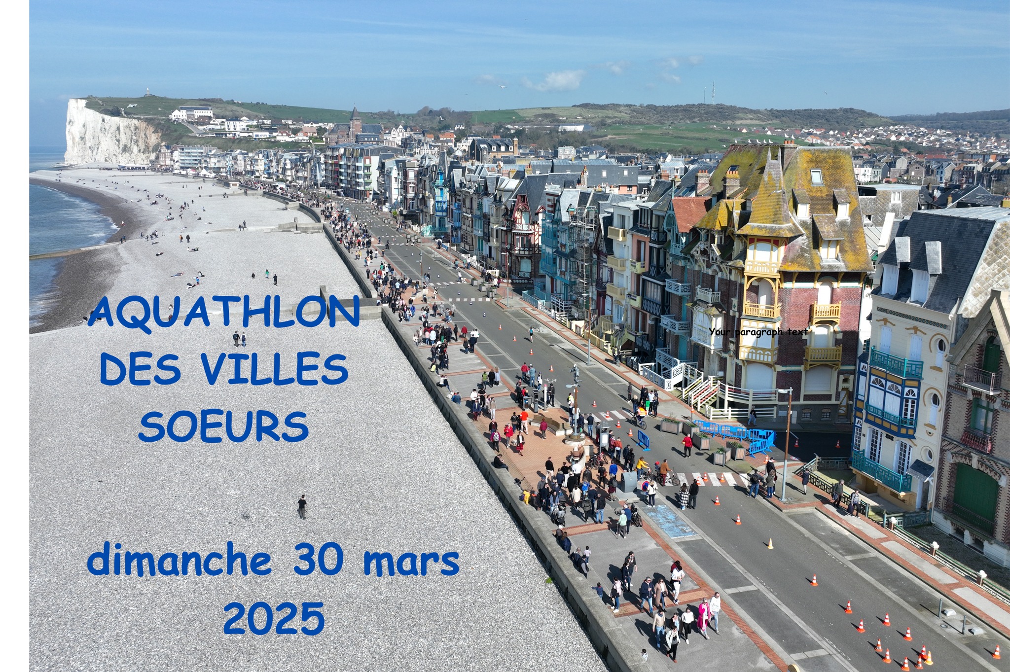 AQUATHLON DES VILLES SOEURS – DIMANCHE 30 MARS 2025